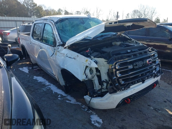 2021 GMC Sierra 1500 AT4 with VIN 3GTP9EEL4MG309542, listed as a IAAI auction lot 41293081 with 1 mi miles. Bid and sale history available at carsss.com. Image 1.