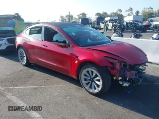 2023 Tesla Model 3 with VIN 5YJ3E1EA9PF695547, listed as a IAAI auction lot 40100334 with Not Provided miles and . Bid and sale history available at DreamBid. Image 14.