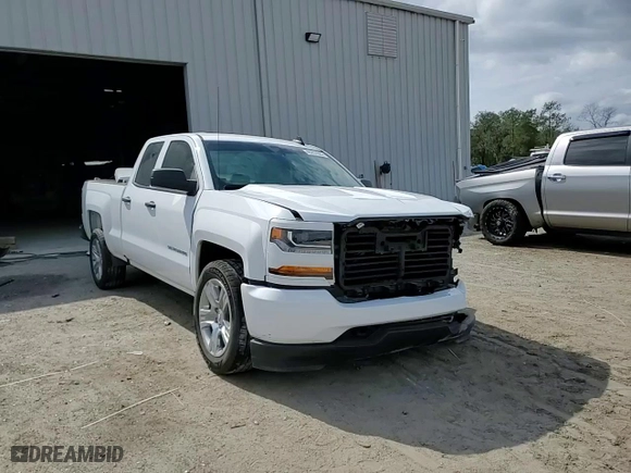 2018 Chevrolet Silverado 1500 Custom with VIN 1GCRCPEC2JZ315597, listed as a Copart auction lot 46287625 with 0 mi miles and Salvage Title. Bid and sale history available at carsss.com. Image 14.