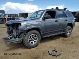 2022 Toyota 4Runner TRD Off Road with VIN JTEPU5JR1N6008136, listed as a Copart auction lot 55226735 with 72,033 mi miles and Salvage title. Bid and sale history available at DreamBid. Image 1.