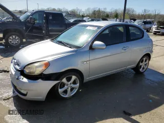 2007 Hyundai Accent SE z VIN KMHCN36C47U027122, wystawiony jako Copart lot #52224605 z przebiegiem 169 022 mil mil oraz Szkoda całkowita • Salvage title. Historia ofert i sprzedaży dostępna na DreamBid. Obrazek 1.