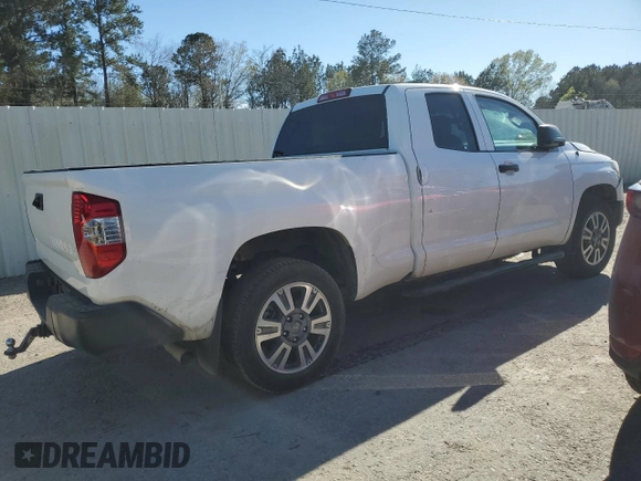 2019 Toyota Tundra SR with VIN 5TFRM5F16KX144493, listed as a Copart auction lot 48782385 with 135,742 mi miles and Salvage title. Bid and sale history available at DreamBid. Image 3.