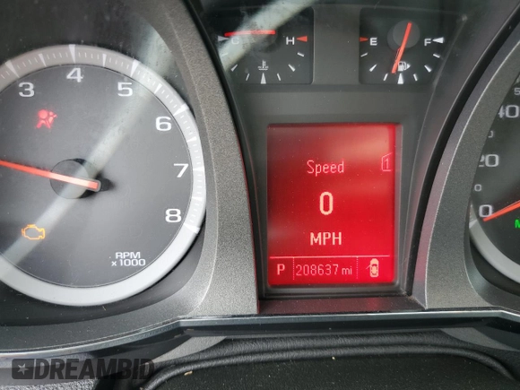 2012 GMC Terrain SLT-2 with VIN 2GKALWEK0C6172344, listed as a Copart auction lot 59610145 with 208,637 mi miles and Salvage title. Bid and sale history available at DreamBid. Image 9.