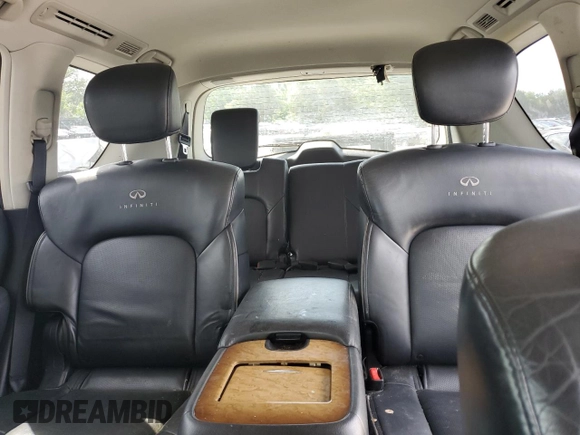 2013 Infiniti QX56 with VIN JN8AZ2NF3D9550303, listed as a Copart auction lot 57771745 with 137,866 mi miles and Salvage title. Bid and sale history available at DreamBid. Image 10.