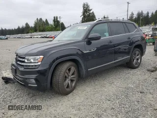 2019 Volkswagen Atlas SEL R-Line z VIN 1V2RR2CA0KC520762, wystawiony jako Copart lot #56938535 z przebiegiem 44 780 mil mil oraz Szkoda całkowita • Salvage title. Historia ofert i sprzedaży dostępna na DreamBid. Obrazek 1.