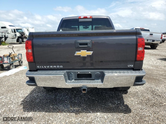 2015 Chevrolet Silverado 1500 LTZ with VIN 3GCPCSEC4FG260894, listed as a Copart auction lot 53303805 with 80,024 mi miles and Salvage Title. Bid and sale history available at carsss.com. Image 6.