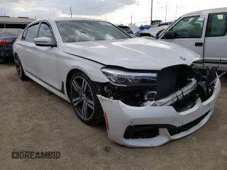 2019 BMW 7 Series 740i with VIN WBA7E2C57KB217178, listed as a Copart auction lot 44289243 with 0 mi miles. Bid and sale history available at carsss.com. Image 4.
