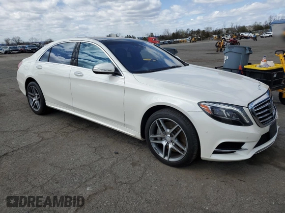 2014 Mercedes-Benz S 550 with VIN WDDUG8FB4EA025818, listed as a Copart auction lot 54918825 with 80,706 mi miles and Salvage Title. Bid and sale history available at carsss.com. Image 4.