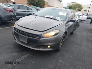 2015 Dodge Dart SXT with VIN 1C3CDFBB1FD212642, listed as a IAAI auction lot 42203244 with 204,104 mi miles. Bid and sale history available at carsss.com. Image 2.