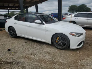 2019 Alfa Romeo Giulia Ti Sport with VIN ZARFAMBN3K7615486, listed as a Copart auction lot 73478434 with 71,128 mi miles and Salvage Title. Bid and sale history available at carsss.com. Image 4.