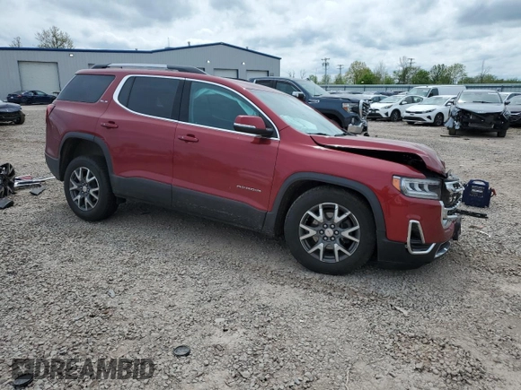 2020 GMC Acadia SLE z VIN 1GKKNRLSXLZ194214, wystawiony jako Copart lot #57032525 z przebiegiem 50 390 mil mil oraz Szkoda całkowita • Salvage title. Historia ofert i sprzedaży dostępna na DreamBid. Obrazek 4.