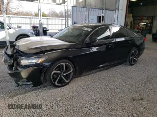 2019 Honda Accord Sedan Sport 1.5T with VIN 1HGCV1F32KA177413, listed as a Copart auction lot 49174125 with 127,784 mi miles and Salvage Title. Bid and sale history available at carsss.com. Image 1.