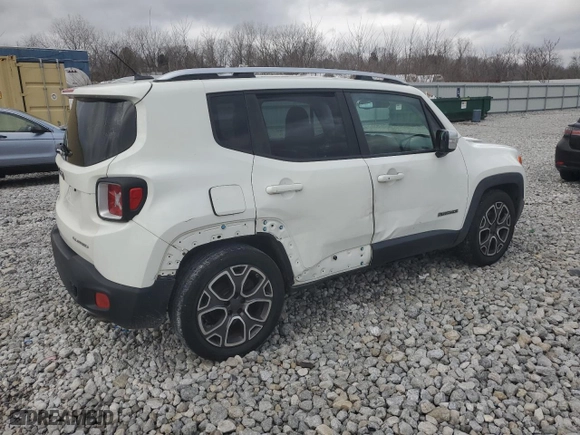 2015 Jeep Renegade Limited with VIN ZACCJADT7FPC13275, listed as a Copart auction lot 46494415 with 159,211 mi miles and Clean Title. Bid and sale history available at carsss.com. Image 3.