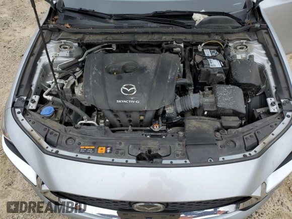 2021 Mazda 3 2.0 with VIN JM1BPAA78M1314033, listed as a Copart auction lot 87725525 with 58,876 mi miles and Salvage Title. Bid and sale history available at DreamBid. Image 12.