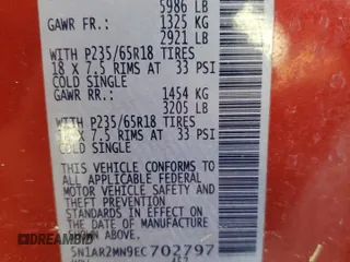 2014 Nissan Pathfinder SV with VIN 5N1AR2MN9EC702797, listed as a Copart auction lot 48481315 with 151,175 mi miles and Clean Title. Bid and sale history available at carsss.com. Image 13.