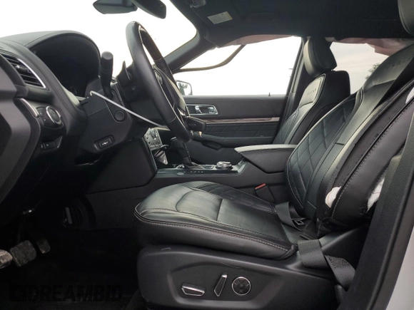 2018 Ford Explorer Platinum with VIN 1FM5K8HT0JGA01893, listed as a Copart auction lot 58896355 with 77,186 mi miles and Salvage title. Bid and sale history available at DreamBid. Image 7.