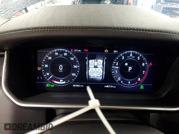 2018 Land Rover Range Rover HSE z VIN SALGS2SV8JA502742, wystawiony jako Copart lot #60878555 z przebiegiem 81 004 mil mil oraz Szkoda całkowita • Salvage title. Historia ofert i sprzedaży dostępna na DreamBid. Obrazek 9.