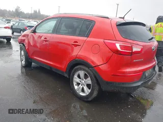 2012 Kia Sportage LX with VIN KNDPB3A26C7342252, listed as a IAAI auction lot 41558546 with 1 mi miles. Bid and sale history available at carsss.com. Image 3.