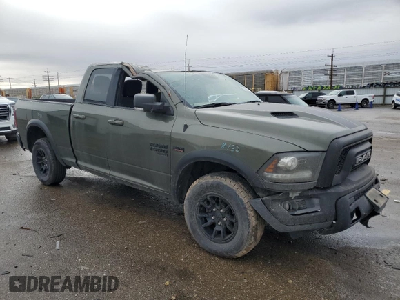 2021 Ram 1500 Classic Warlock with VIN 1C6RR7GT7MS583853, listed as a Copart auction lot 76636284 with 0 mi miles and Non Repairable. Bid and sale history available at carsss.com. Image 4.