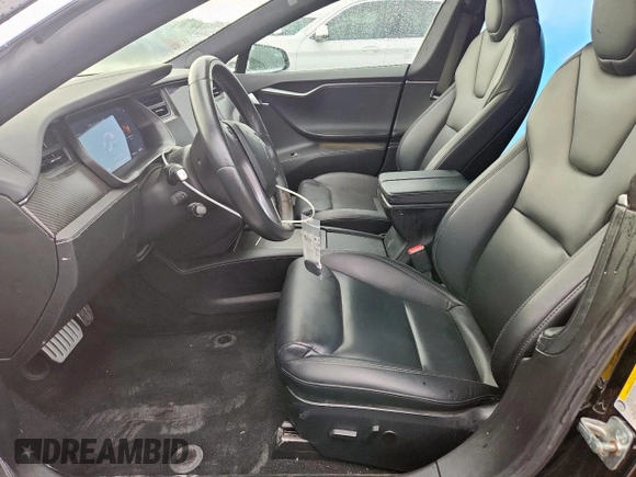 2021 Tesla Model S 75D with VIN 5YJSA1E42MF426965, listed as a Copart auction lot 63052185 with 50,405 mi miles and Salvage title. Bid and sale history available at DreamBid. Image 7.