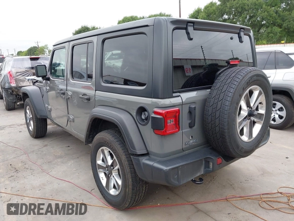 2018 Jeep Wrangler Unlimited Sport S с VIN 1C4HJXDGXJW280475, выставлен на аукционе IAAI как лот 42084746 с пробегом 93 228 миль миль и . История ставок и продаж доступна на DreamBid. Изображение 3.