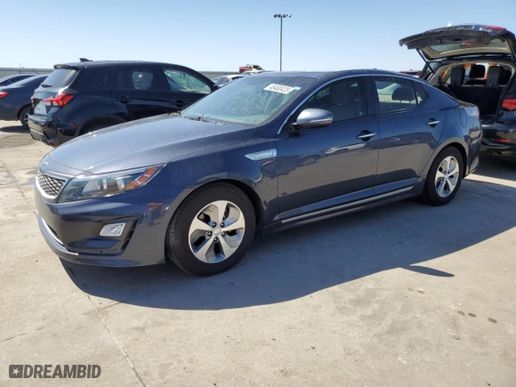 2015 Kia Optima Hybrid with VIN KNAGM4AD9F5087532, listed as a Copart auction lot 48480425 with NaN miles and Salvage Title. Bid and sale history available at carsss.com. Image 1.
