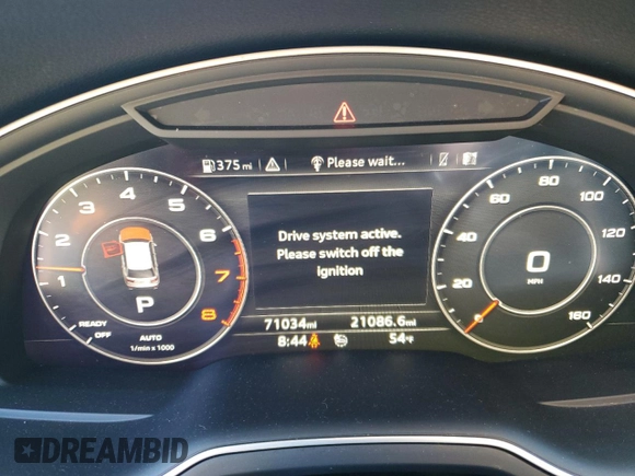 2019 Audi Q7 Premium Plus with VIN WA1LAAF72KD012533, listed as a Copart auction lot 47751115 with 71,034 mi miles and Salvage Title. Bid and sale history available at carsss.com. Image 9.