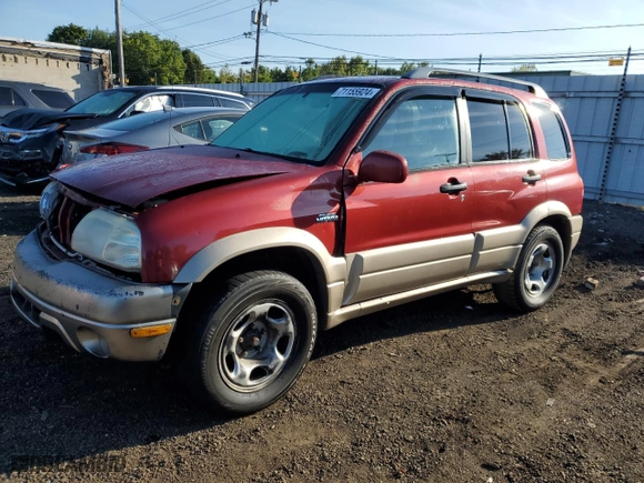 2002 Suzuki Grand Vitara JLX with VIN JS3TD62VX24151115, listed as a Copart auction lot 71155924 with 264,639 mi miles and Salvage Title. Bid and sale history available at carsss.com. Image 1.