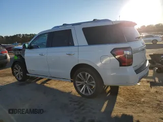 2020 Ford Expedition Platinum with VIN 1FMJU1LT2LEA61065, listed as a Copart auction lot 42641325 with 91,528 mi miles and Salvage title. Bid and sale history available at DreamBid. Image 2.