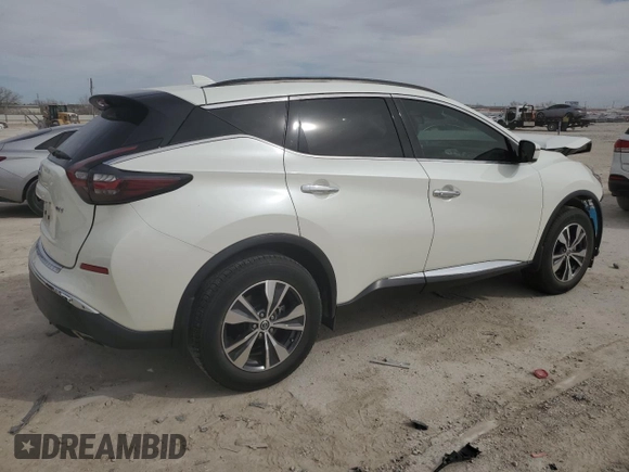 2022 Nissan Murano SV z VIN 5N1AZ2BJ2NC118726, wystawiony jako Copart lot #49034045 z przebiegiem 35 575 mil mil oraz Szkoda całkowita • Salvage title. Historia ofert i sprzedaży dostępna na DreamBid. Obrazek 3.