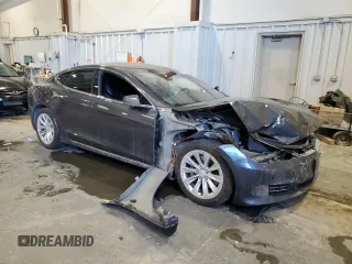 2017 Tesla Model S 100D with VIN 5YJSA1E2XHF197245, listed as a Copart auction lot 45961805 with Not provided miles and Non repairable. Bid and sale history available at DreamBid. Image 4.