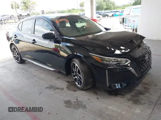 2024 Nissan Sentra SR with VIN 3N1AB8DV8RY227249, listed as a IAAI auction lot 42355122 with 16,318 mi miles and . Bid and sale history available at DreamBid. Image 1.