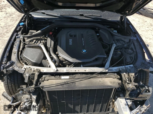 2019 BMW 5 Series 540i xDrive with VIN WBAJE7C58KWW19058, listed as a Copart auction lot 48414445 with 56,506 mi miles and Salvage Title. Bid and sale history available at carsss.com. Image 11.