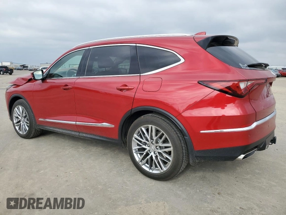 2022 Acura MDX w/Advance Package with VIN 5J8YE1H87NL041057, listed as a Copart auction lot 46273335 with 31,586 mi miles and Salvage Title. Bid and sale history available at carsss.com. Image 2.