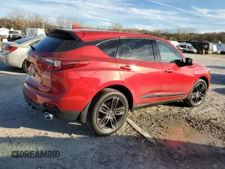 2022 Acura RDX w/A-Spec Package with VIN 5J8TC1H65NL004443, listed as a Copart auction lot 80277424 with 37,479 mi miles and Salvage Title. Bid and sale history available at carsss.com. Image 3.