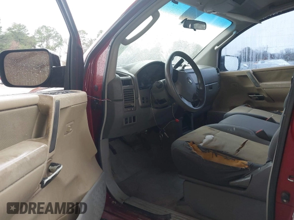2004 Nissan Titan LE with VIN 1N6AA07A24N516656, listed as a IAAI auction lot 41539346 with 238,549 mi miles and . Bid and sale history available at DreamBid. Image 5.