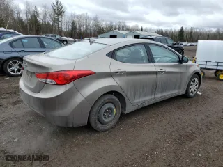 2013 Hyundai Elantra GLS PZEV with VIN 5NPDH4AEXDH290462, listed as a Copart auction lot 50045275 with 162,585 mi miles and Clean Title. Bid and sale history available at carsss.com. Image 3.