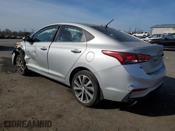 2018 Hyundai Accent Limited with VIN 3KPC34A31JE035465, listed as a Copart auction lot 78407684 with 70,697 mi miles and Salvage Title. Bid and sale history available at carsss.com. Image 2.