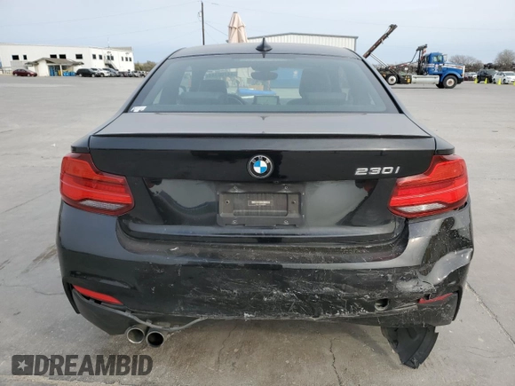 2018 BMW 2 Series 230i with VIN WBA2J1C59JVD08954, listed as a Copart auction lot 44790344 with 75,237 mi miles. Bid and sale history available at carsss.com. Image 6.