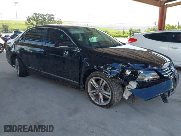 2014 Volkswagen Passat SEL Premium with VIN 1VWCN7A37EC071313, listed as a IAAI auction lot 42796404 with 78,444 mi miles and . Bid and sale history available at DreamBid. Image 1.