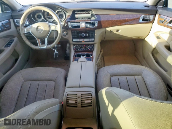 2014 Mercedes-Benz CLS 550 with VIN WDDLJ7DB3EA116671, listed as a Copart auction lot 62872145 with 108,257 mi miles and Salvage title. Bid and sale history available at DreamBid. Image 8.