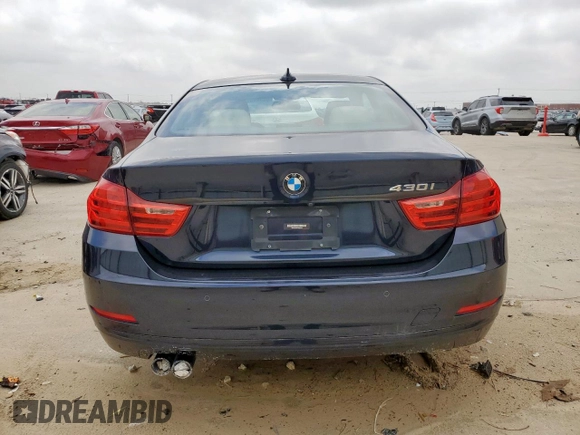 2017 BMW 4 Series 430i with VIN WBA4R7C52HK895575, listed as a Copart auction lot 55348865 with 57,288 mi miles and Clean Title. Bid and sale history available at DreamBid. Image 6.