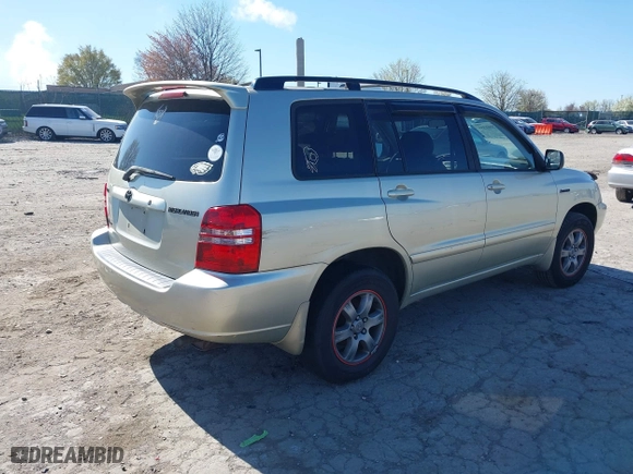 2003 Toyota Highlander with VIN JTEHF21A430149497, listed as a IAAI auction lot 42002355 with 1 mi miles. Bid and sale history available at carsss.com. Image 4.