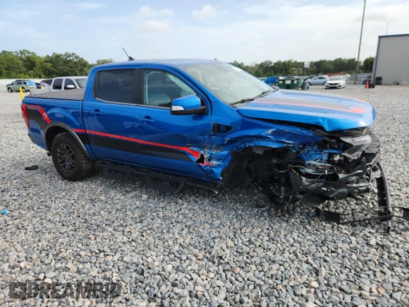 2021 Ford Ranger XL with VIN 1FTER4FH5MLD91666, listed as a Copart auction lot 60863295 with 38,999 mi miles and Non repairable. Bid and sale history available at DreamBid. Image 4.