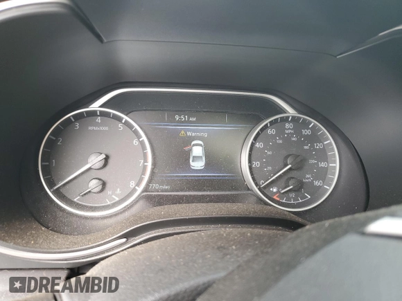 2023 Nissan Maxima SR with VIN 1N4AA6EV8PC506487, listed as a Copart auction lot 66585654 with 770 mi miles and Salvage title. Bid and sale history available at DreamBid. Image 9.