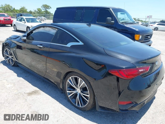2017 Infiniti Q60 Premium with VIN JN1CV7EK0HM110054, listed as a IAAI auction lot 42293475 with Not provided miles and . Bid and sale history available at DreamBid. Image 3.