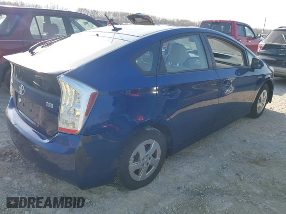 2010 Toyota Prius II with VIN JTDKN3DU8A0001441, listed as a IAAI auction lot 41786849 with 181,493 mi miles and . Bid and sale history available at carsss.com. Image 4.