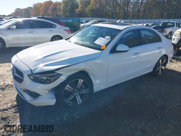 2023 Mercedes-Benz C 300 with VIN W1KAF4GB3PR068984, listed as a IAAI auction lot 40927793 with 23,250 mi miles and . Bid and sale history available at DreamBid. Image 19.