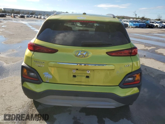 2018 Hyundai Kona Ultimate with VIN KM8K53A54JU094881, listed as a Copart auction lot 46808235 with 64,149 mi miles and Salvage Title. Bid and sale history available at carsss.com. Image 6.