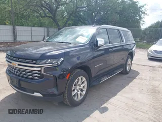 2023 Chevrolet Suburban Premier with VIN 1GNSCFKDXPR380853, listed as a IAAI auction lot 41935510 with 70,682 mi miles and . Bid and sale history available at DreamBid. Image 2.